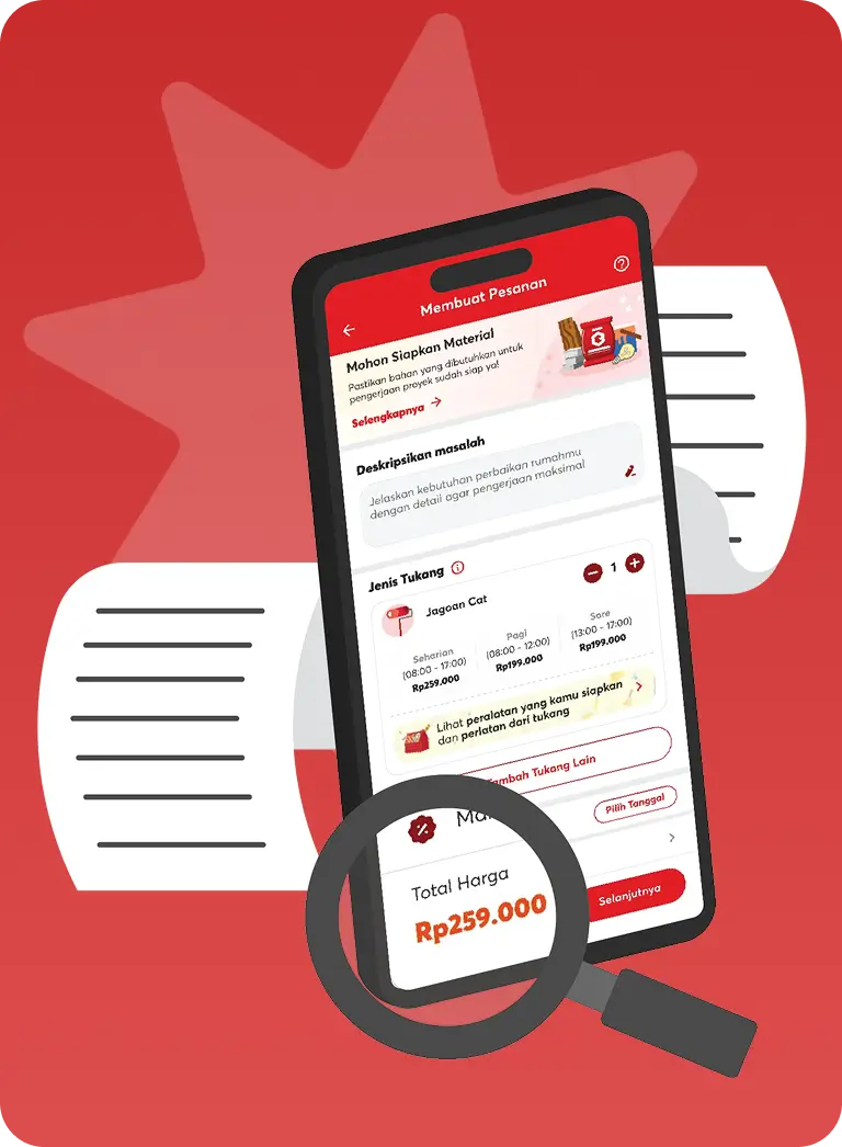 Harga Transparan - Kenapa Pilih Borongan Kanggo